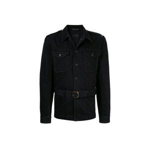 Saint Laurent Saharienne Denim Jacket